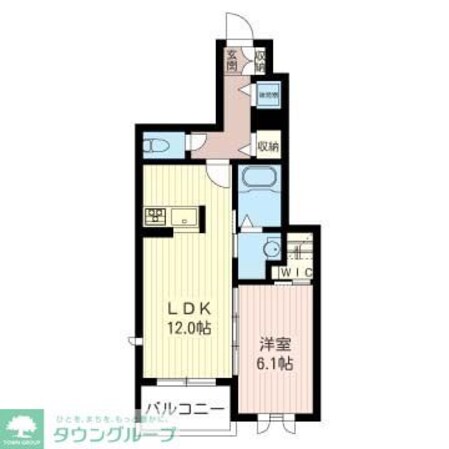 セントラルセレッソ国立の物件間取画像